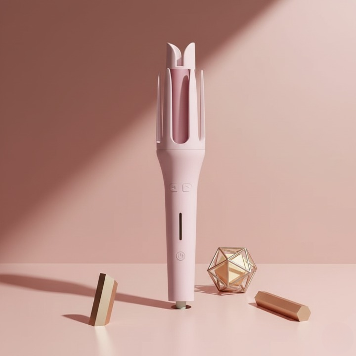 Pro 32mm Auto-Rotating Curler – 4-Speed Anion Ceramic Hair Styling Wand