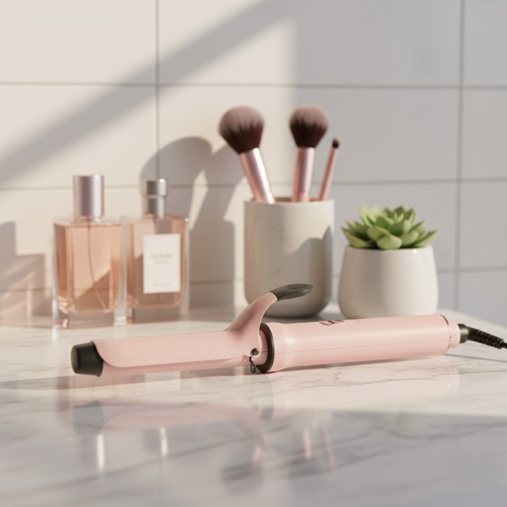 Pro 32mm Auto-Rotating Curler – 4-Speed Anion Ceramic Hair Styling Wand