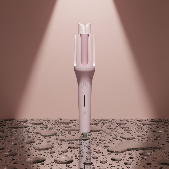 Pro 32mm Auto-Rotating Curler – 4-Speed Anion Ceramic Hair Styling Wand