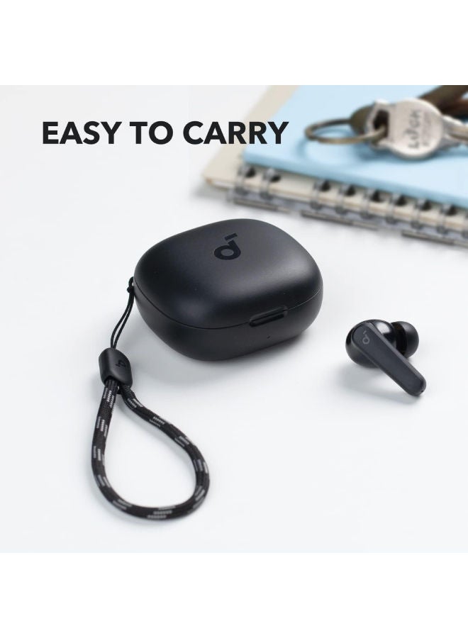 R50i True Wireless Earbuds 10mm Drivers with Big Bass, 30H Playtime, IPX5-Water Resistant, AI Clear Calls with 2 Mics, 22 Preset EQs via App Black