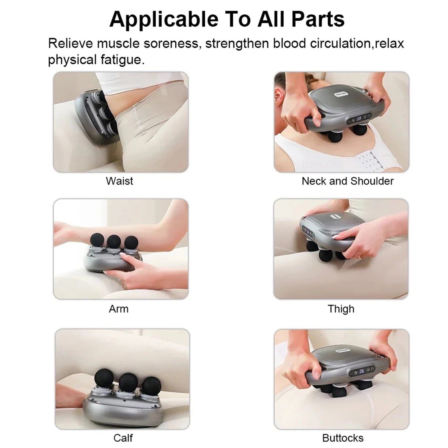 6 Head Massage Gun Pro Deep Relief